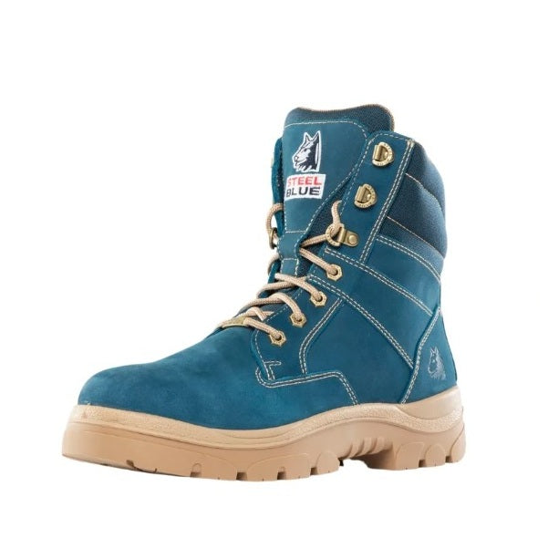Steel Blue 312361 Southern Cross Zip Safety Boots Blue