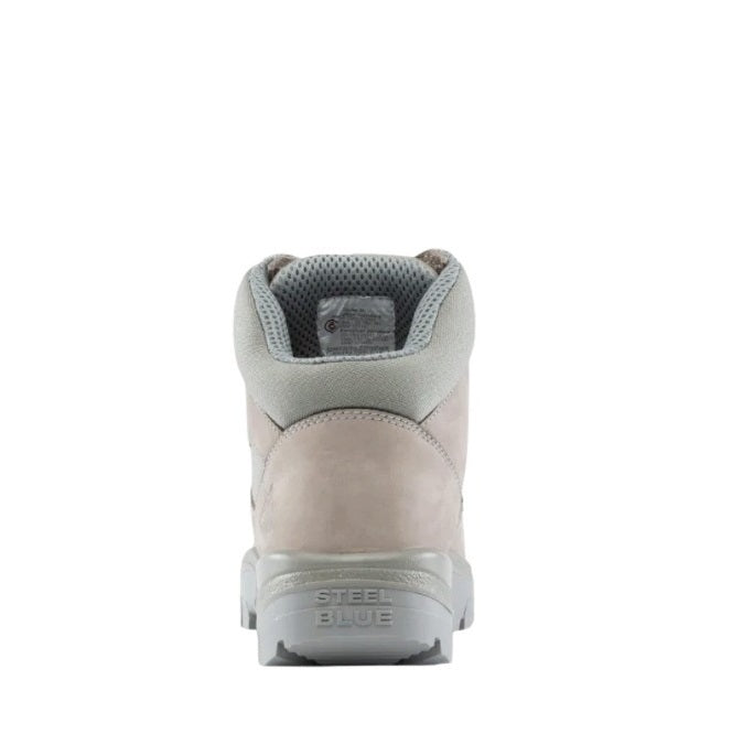 Steel Blue 312631 Parkes Spin-FX Scuff Steel Cap Boots - Granite - Rear/Heel View