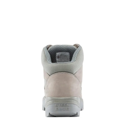 Steel Blue 312631 Parkes Spin-FX Scuff Steel Cap Boots - Granite - Rear/Heel View