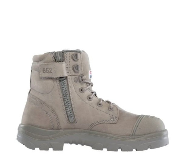 Steel Blue 312652 Argyle Zip Scuff Safety Boots - Granite - Side View
