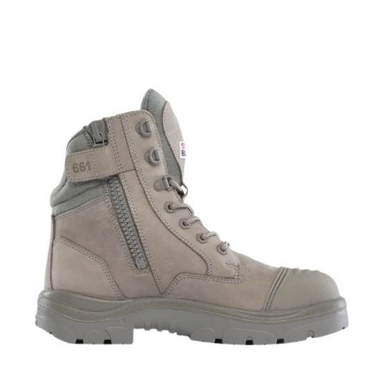 Steel Blue 312661 Southern Cross Zip Safety Boots - Granite - Side View
