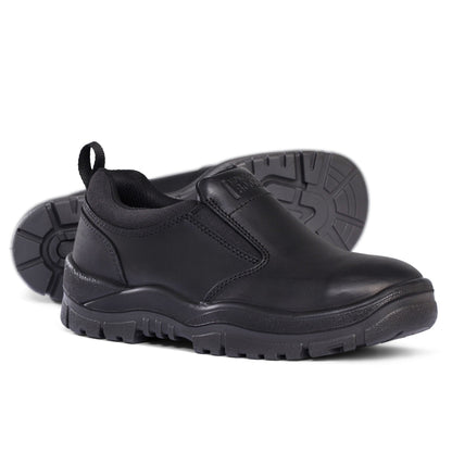 Mongrel 315085 Black Slip On Safety Shoe Steel Toe
