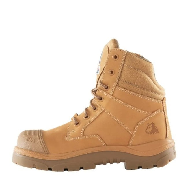 Men's Steel blue composite boots  in wheat colour