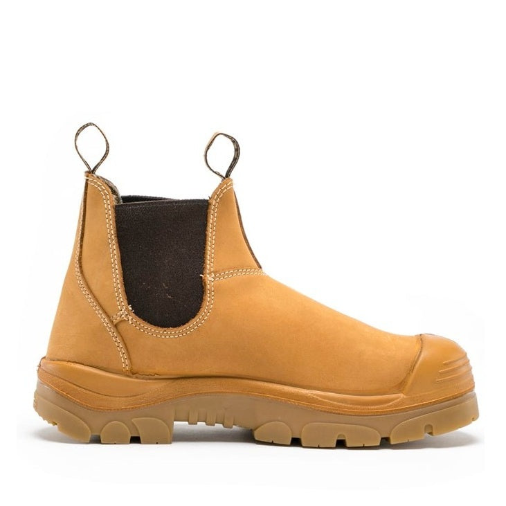 Steel Blue 332101 Hobart Slip On Bump Safety Boots - Wheat - Side View