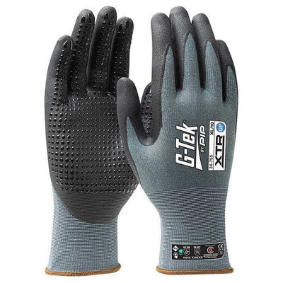 34-755 G-Tek Xtr 15G Gp Nitrile Dotted Glove