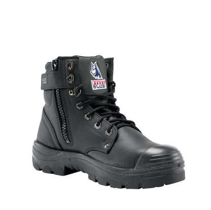 Steel Blue 342152 Argyle Zip: Nitrile Outsole Bump Cap Safety Boots