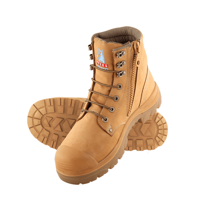 Steel Blue 342152 Argyle Zip: Nitrile Outsole Bump Cap Safety Boots
