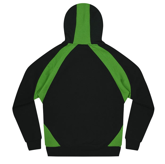 Aussie Pacific N1509 Huxley Mens Hoodie Black/Kawa Green/White