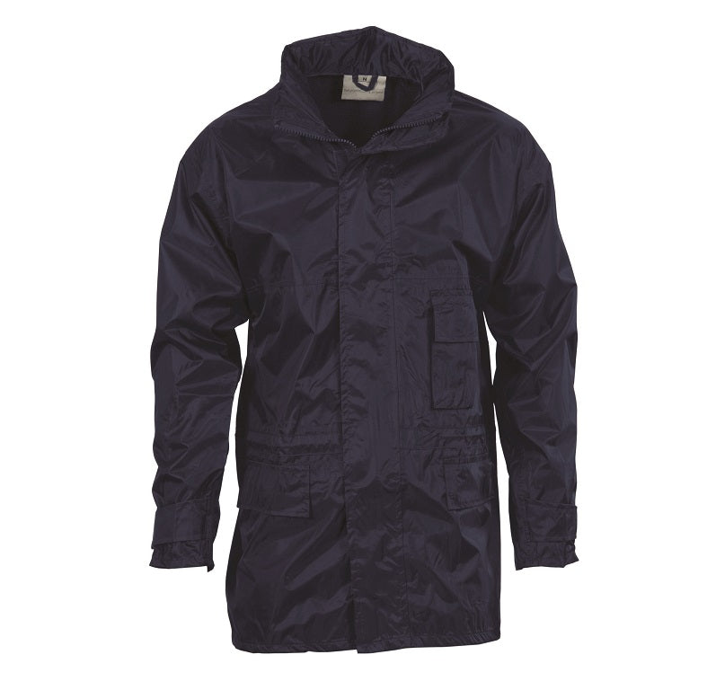 DNC 3706 Classic Rain Jacket - Navy - Front View