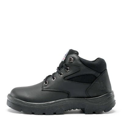 Black sneaker on a white background