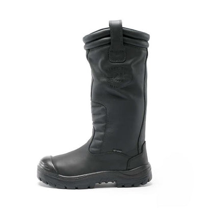 Steel Blue 382835 Mackay 370mm Pull On Bump Met Pr Nitrile W/Proof Safety Boot