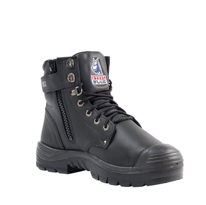 Steel Blue 372852 Argyle Zip: Nitrile Outsole/Bump Cap/Met Guard Size 15 & 16