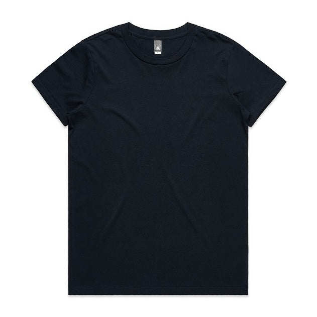 AS Colour 4001 Womans Maple Tee - Navy - Front View