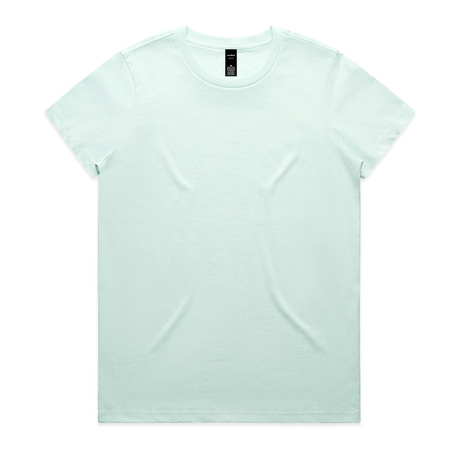 AS Colour 4001 Womans Maple Tee - Seafoam - Front View