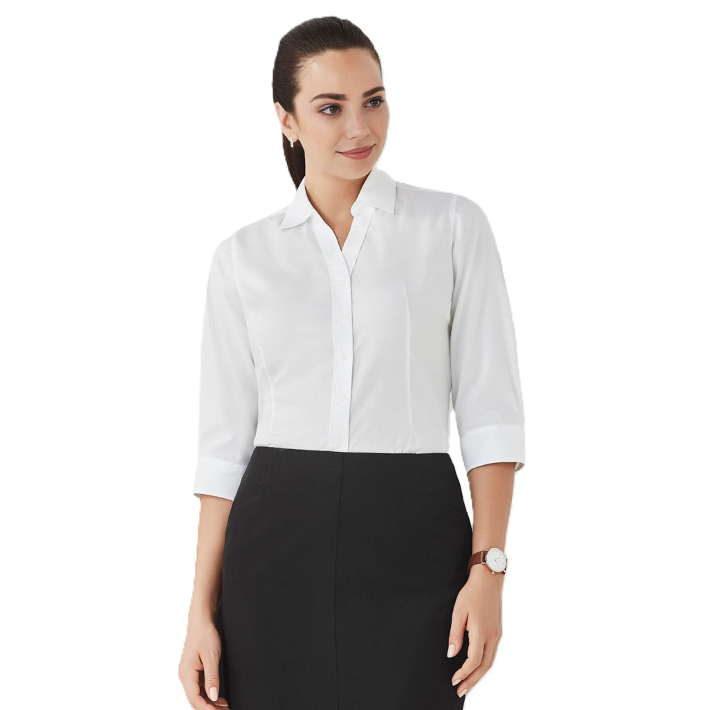 Biz Corporates 40311 Womens Hudson 3/4 Sleeve Shirt