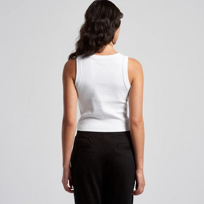 AS Colour 4064G Womens Organic Rib Crop Tank
