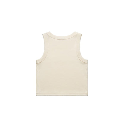AS Colour 4064G Womens Organic Rib Crop Tank