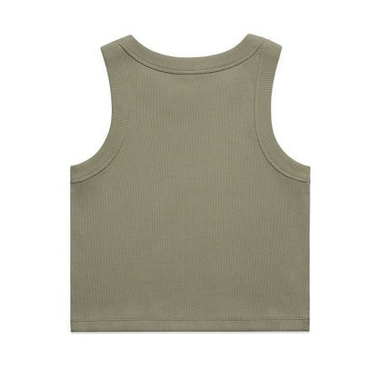 AS Colour 4064G Womens Organic Rib Crop Tank