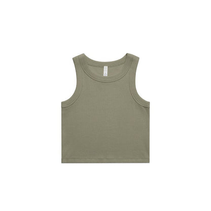 AS Colour 4064G Womens Organic Rib Crop Tank