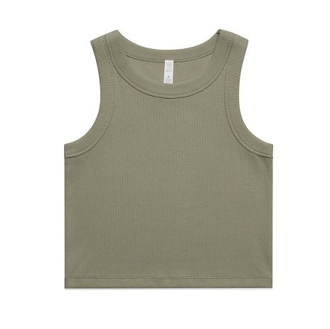 AS Colour 4064G Womens Organic Rib Crop Tank