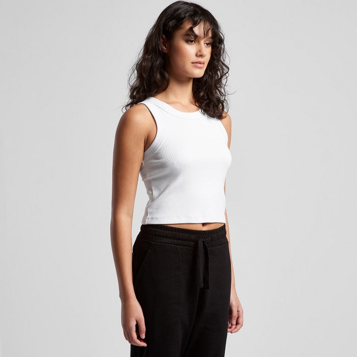 AS Colour 4064G Womens Organic Rib Crop Tank