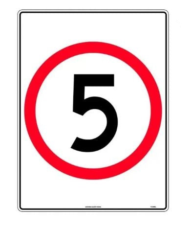 U. Safety Signs TC409LM 600x450mm 5 In Roundel