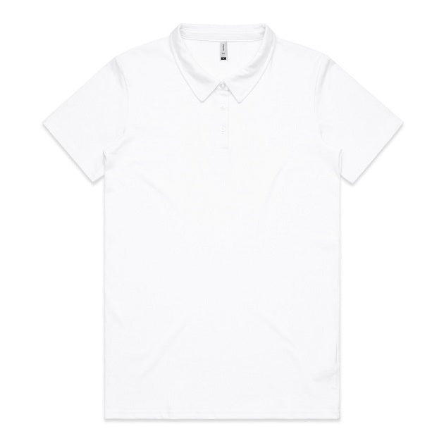 AS Colour 4402 Womans Amy Polo - White - Front View