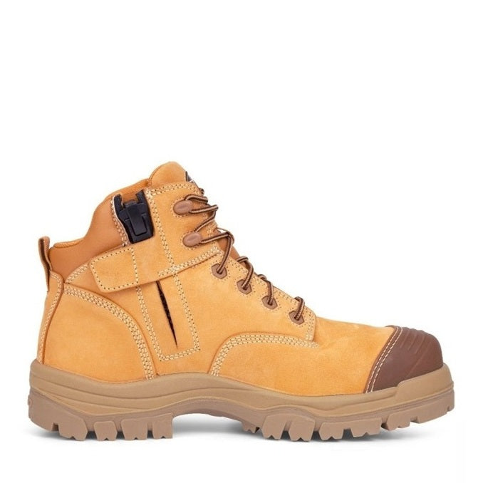 Oliver 45-630Z Wheat 130mm Zip Side Composite Safety Boots