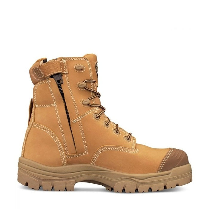 Oliver 45-632Z Wheat Zip Side Composite Safety Boots Wheat