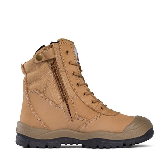 Mongrel 451050 Wheat High Leg ZipSider Safety Boot With Scuff