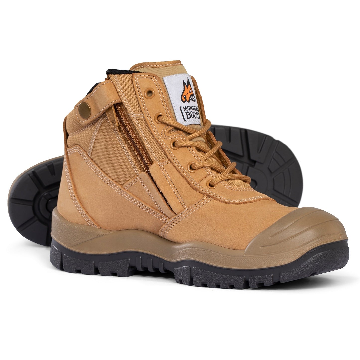 Mongrel 461050 Wheat ZipSider Safety Boot With Scuff