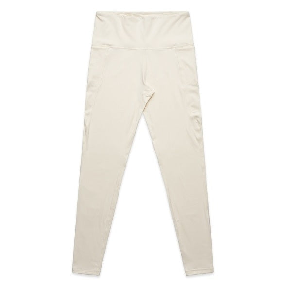 AS Colour 4630 Womans Active Leggings - Ecru - Front View