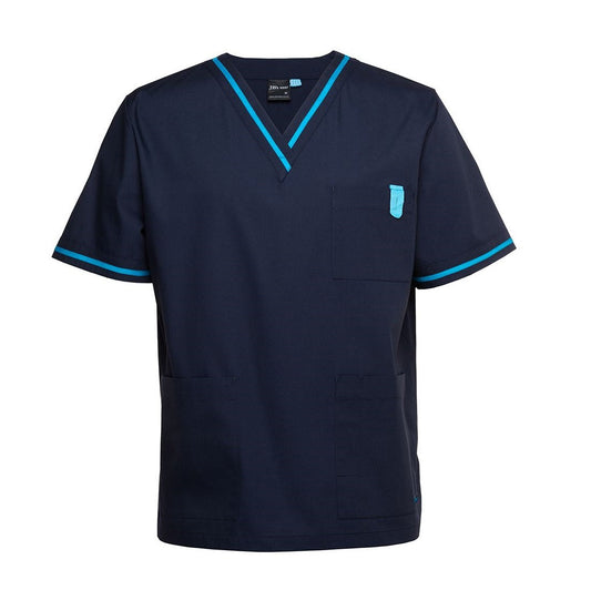 JB's Wear 4SCT Contrast Scrubs Top