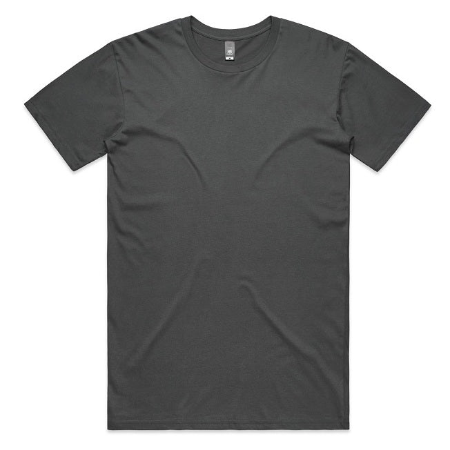 AS Colour 5001 Staple Tee - Charcoal - Front View