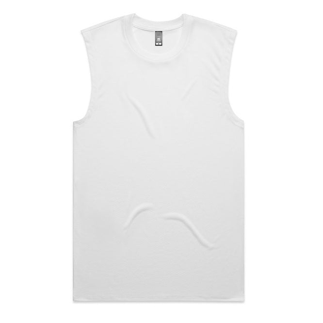 AS Colour 5078 Mens Staple Active Tank - White - Front View