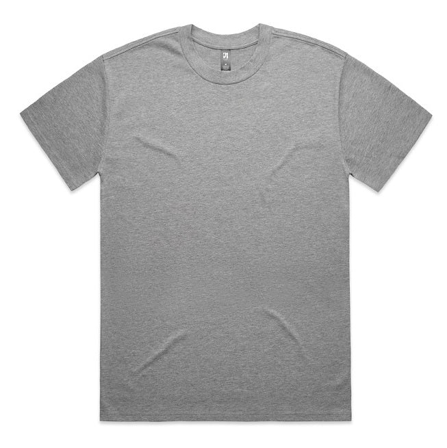 AS Colour 5080 Mens Heavy Tee - Grey Marle - Front View