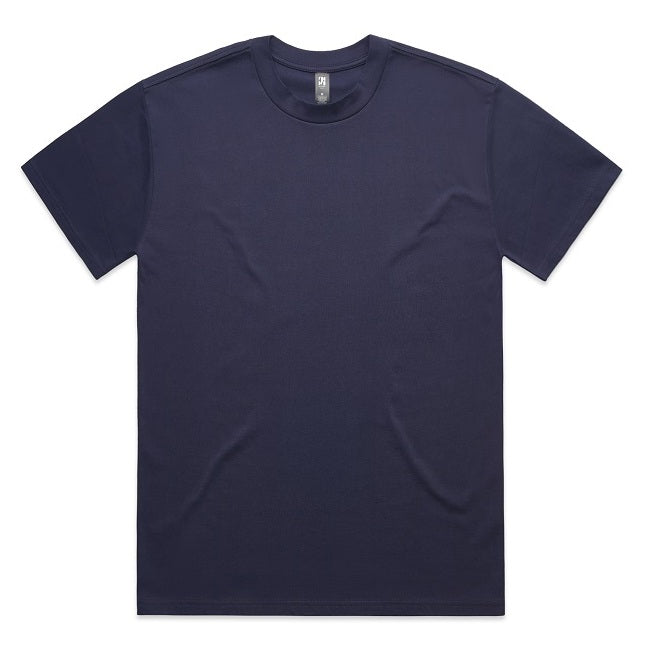 AS Colour 5080 Mens Heavy Tee - Midnight Blue - Front View