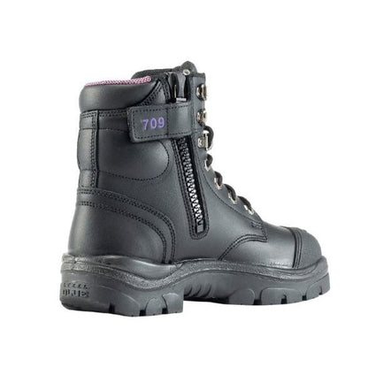 Steel Blue 512709 Argyle Zip Ladies Scuff Cap Boots