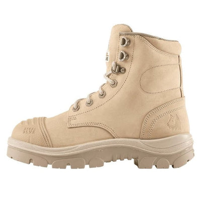 Steel Blue 512709 Argyle Zip Ladies Scuff Cap Boots Sand colour - side view