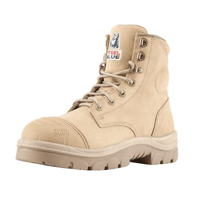 Steel Blue 512709 Argyle Zip Ladies Sand Colour Scuff Cap Boots