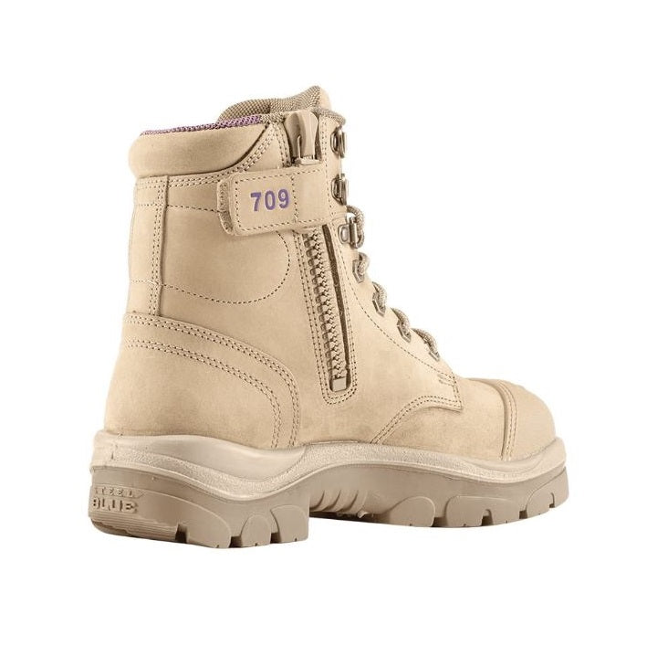 Steel Blue 512709 Argyle Zip Ladies Scuff Cap Boots