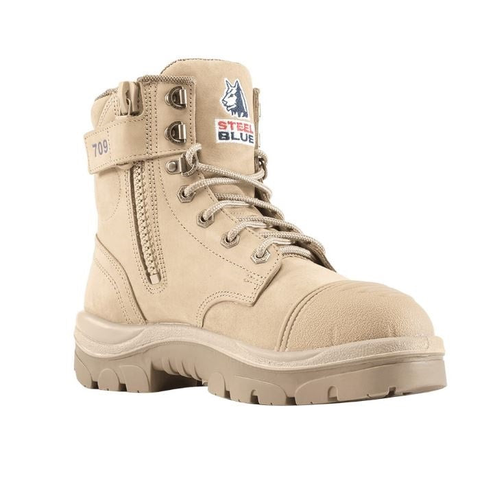 Steel Blue 512709 Argyle Zip Ladies Scuff Cap Boots