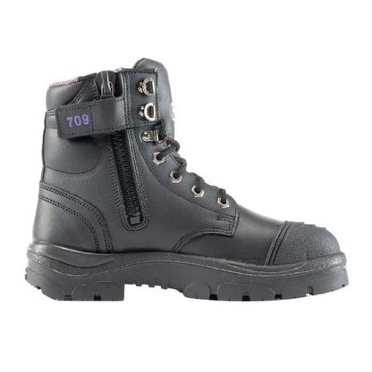 Steel Blue 512709 Argyle Zip Ladies Scuff Cap Boots