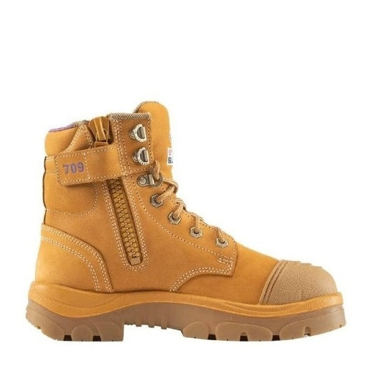Steel Blue 512709 Argyle Zip Ladies Scuff Cap Boots