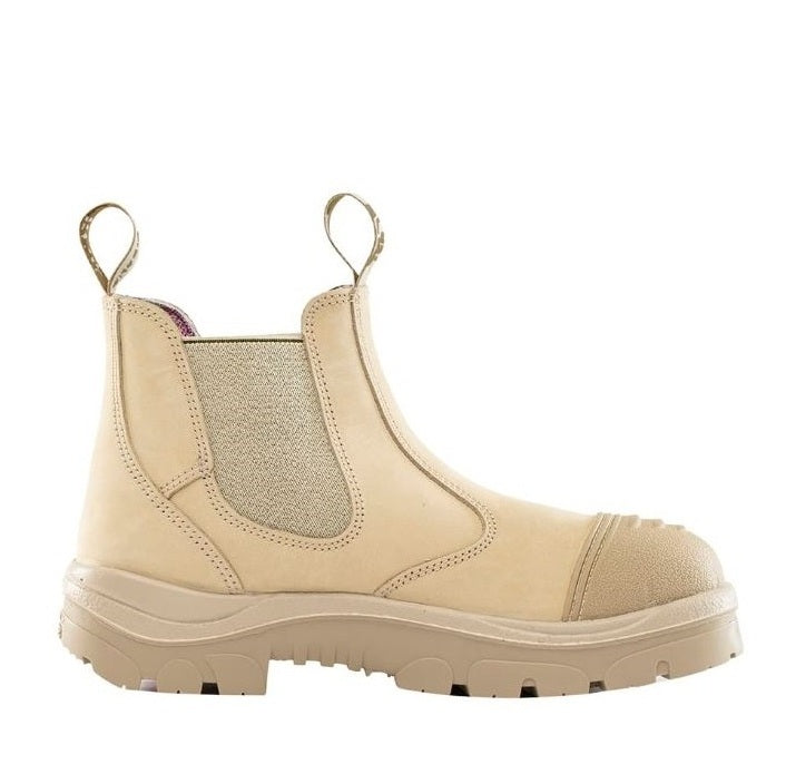 Steel Blue 512729 Hobart Ladies Scuff TPU Safety Boots - Sand - Side View