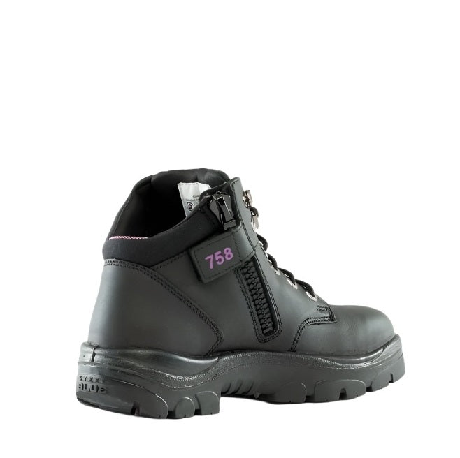 Steel Blue 512758 Ladies Parkes Zip Safety Boots