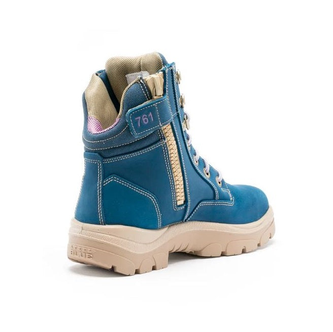 Steel Blue 512761 Southern Cross Zip Ladies Safety Boots