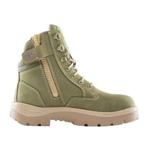 Steel Blue 512761 Southern Cross Zip Ladies Safety Boots