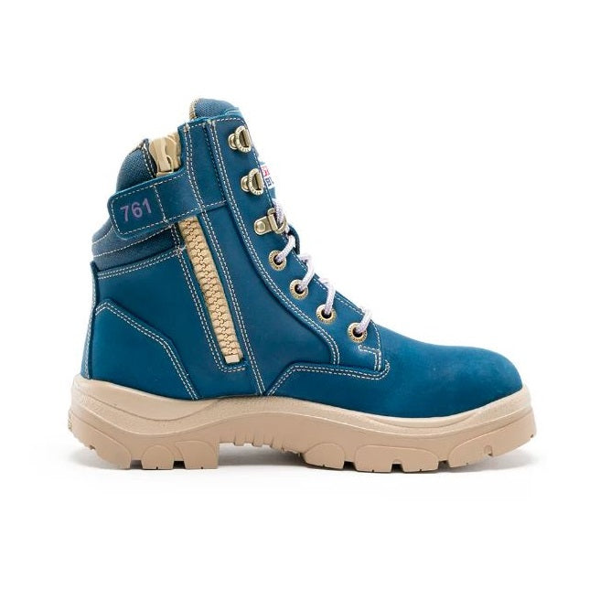 Steel Blue 512761 Southern Cross Zip Ladies Safety Boots