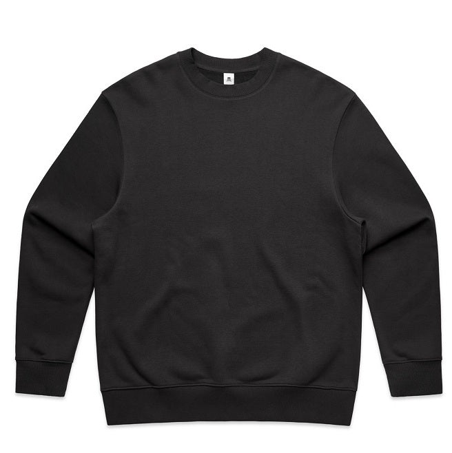 AS Colour 5145 Mens Heavy Crew Top - Coal - Front View